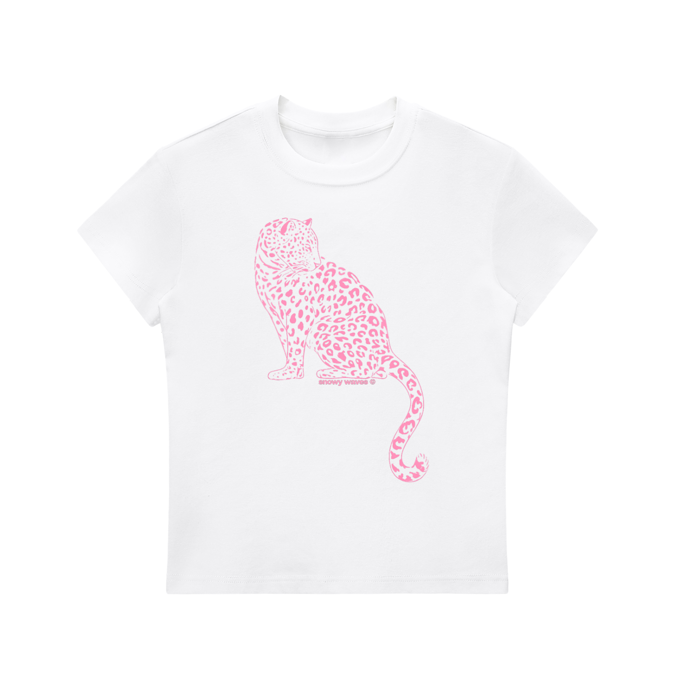 Pink Leopard Baby Tee
