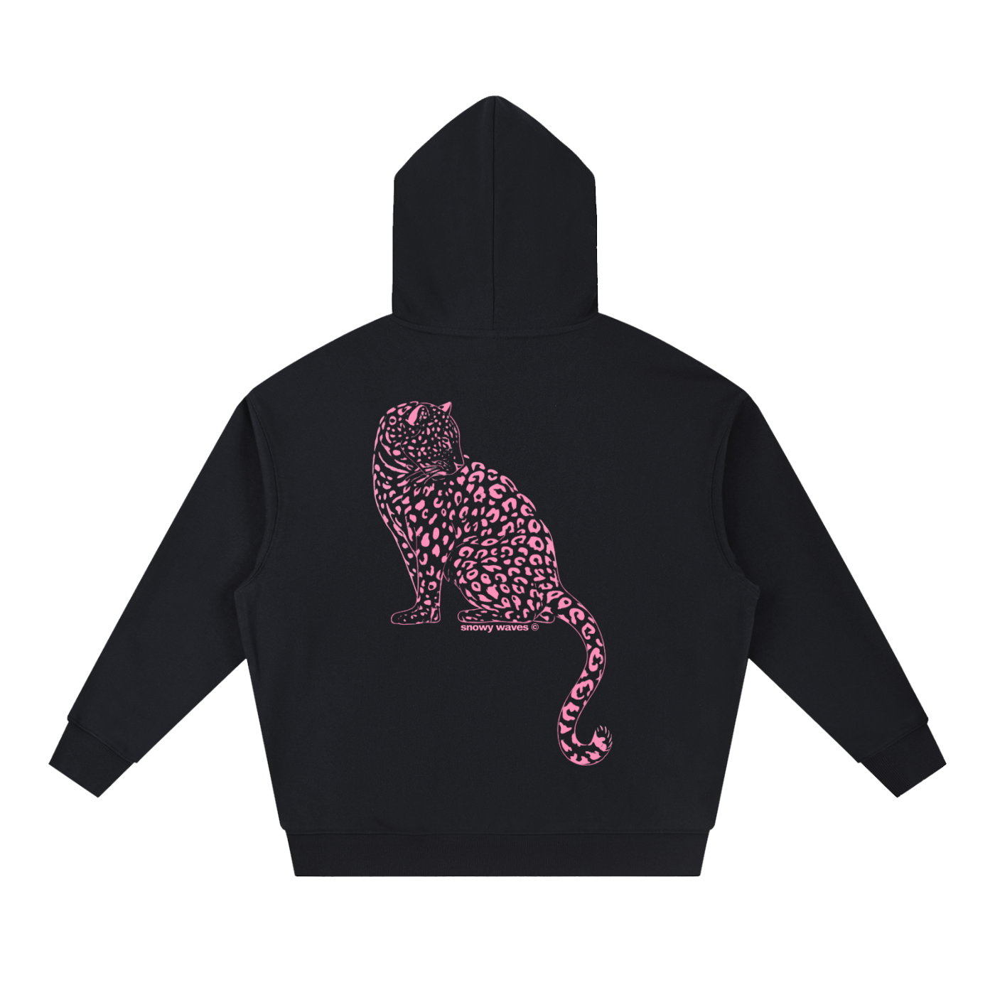 Pink Leopard Boxy Hoodie