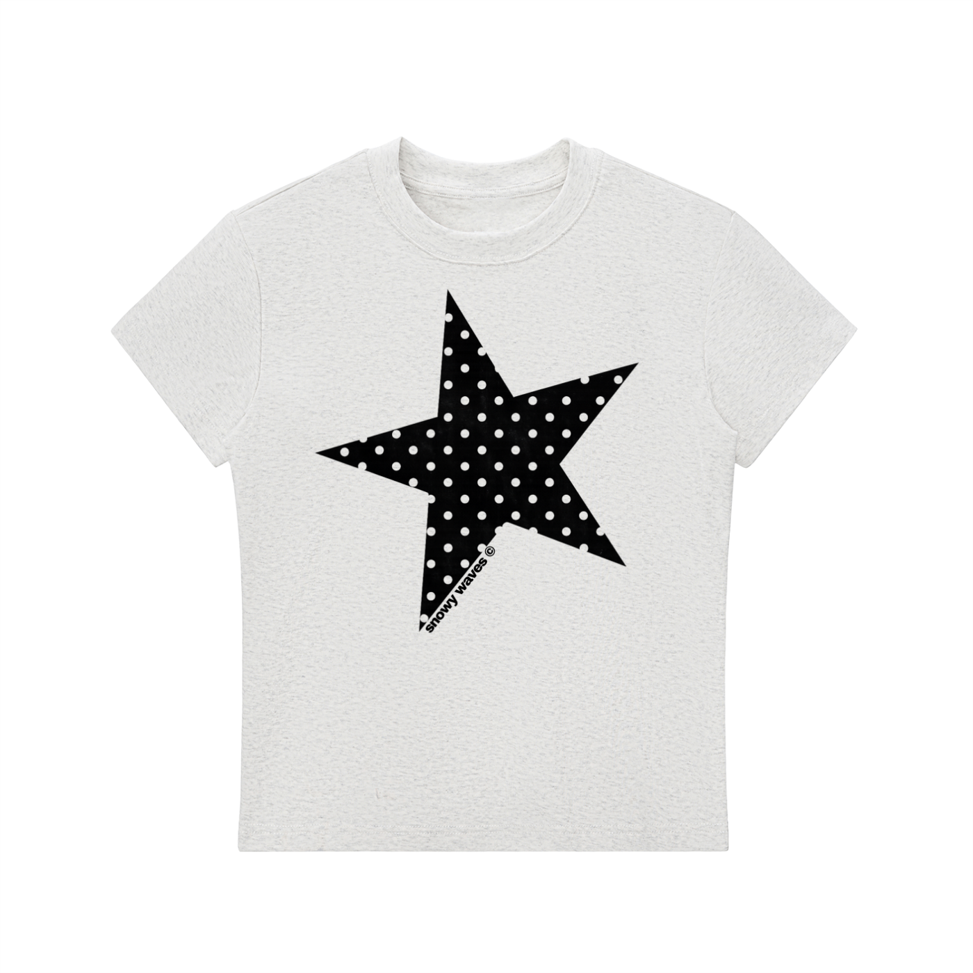 Polka Dot Star Baby Tee