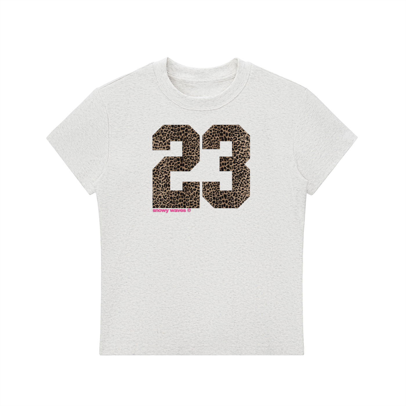 Leopard 23 Baby Tee