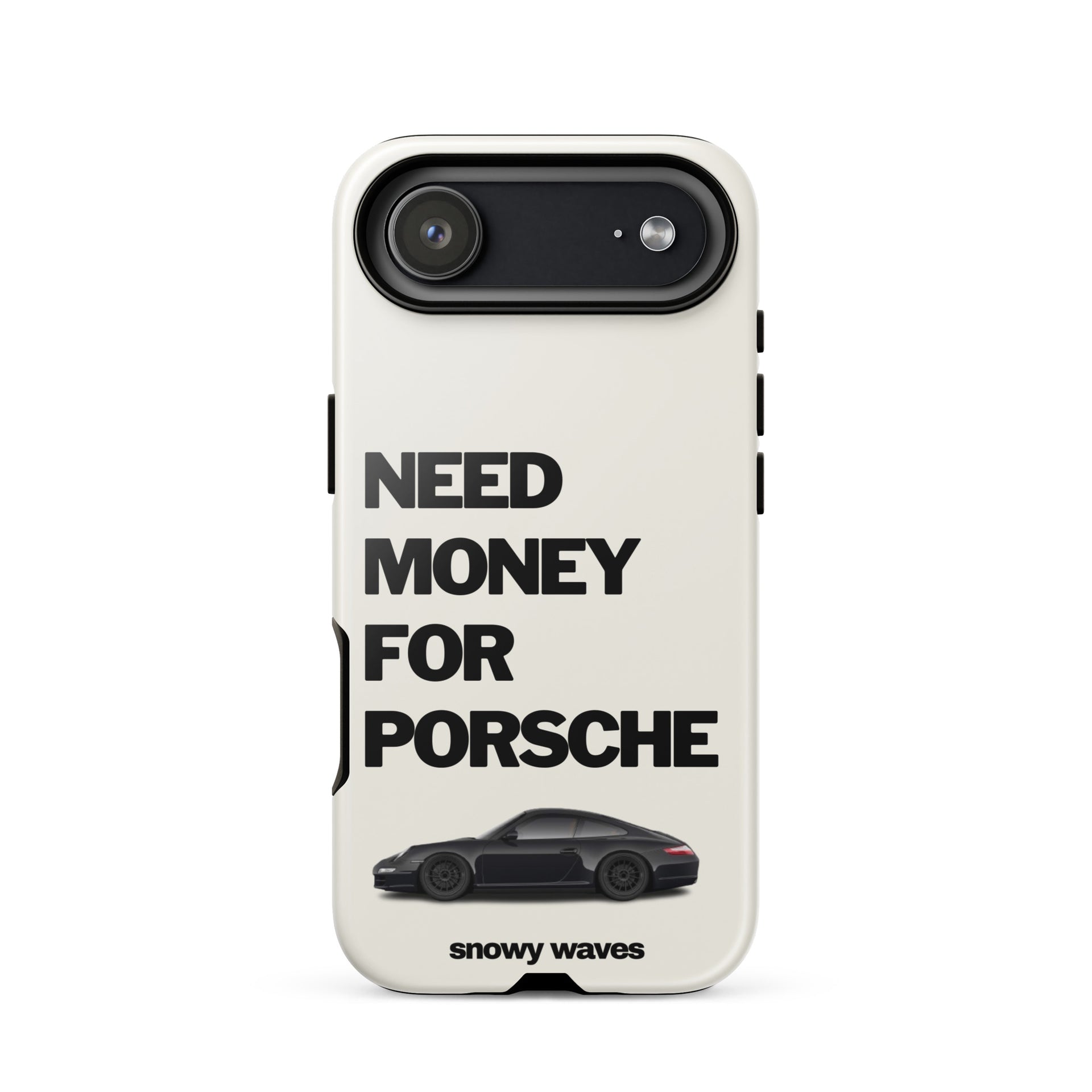 Need Money For Porsche (Black) Phone Case – Snowy Waves Need Money For Porsche (Black) Phone Case – Snowy Waves